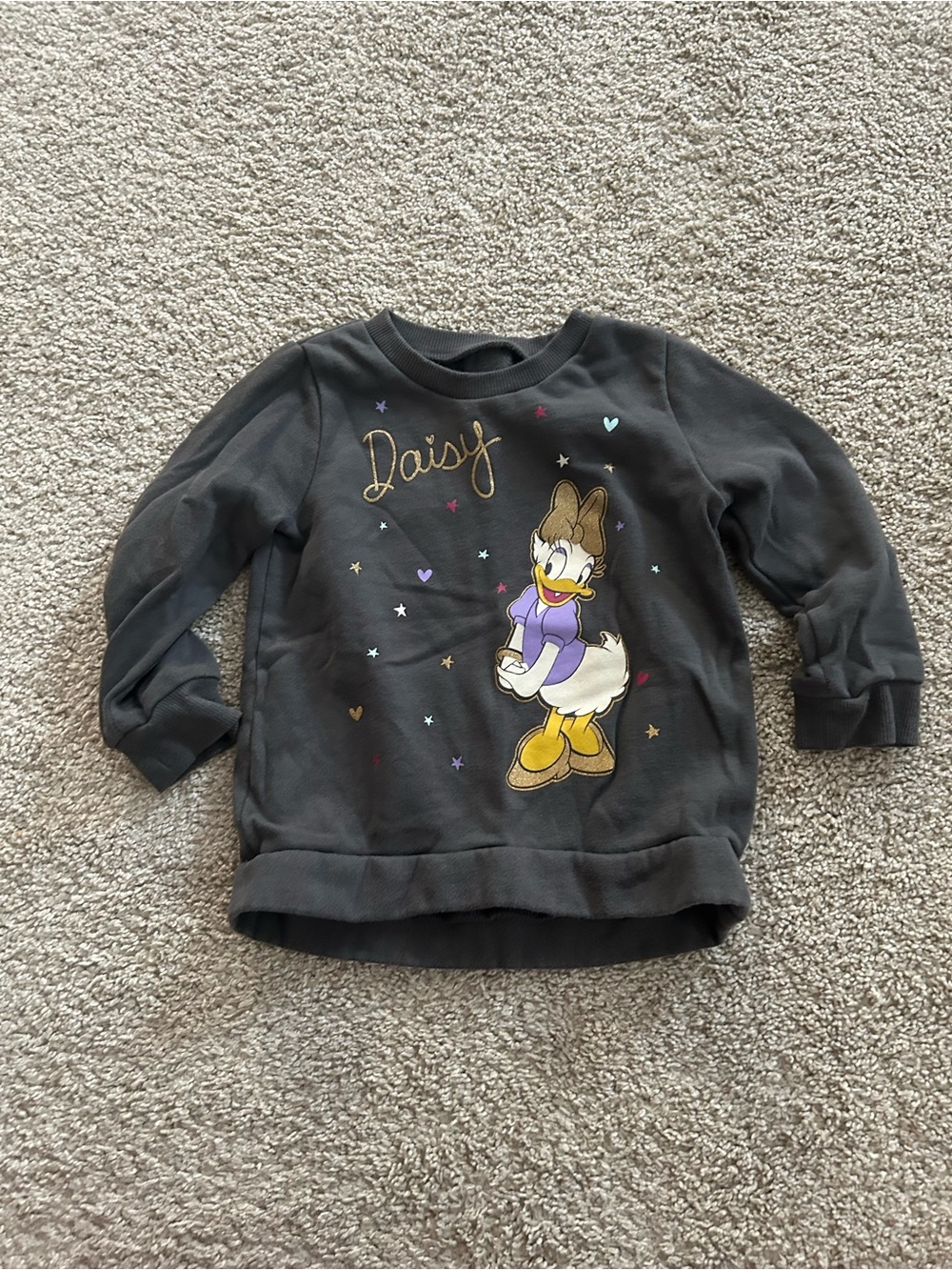 Disney Jumping Beans 24 Month Daisy Charcoal Sweatshirt